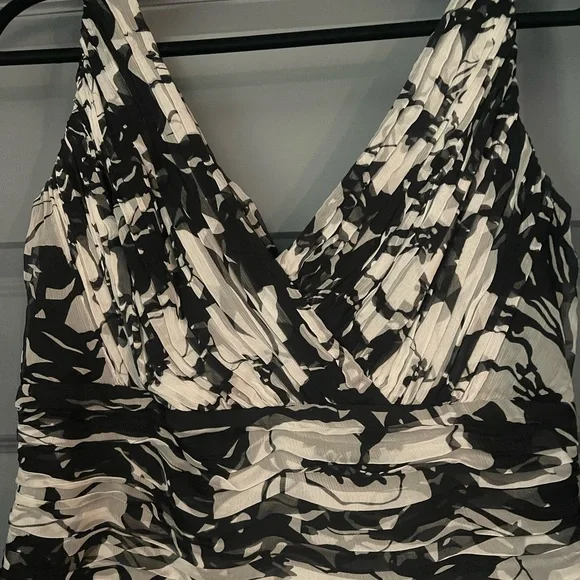 Tadashi Shoji Black and White Maxi Dress - Picture 5 of 8